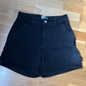 High-Rise Jean Shorts